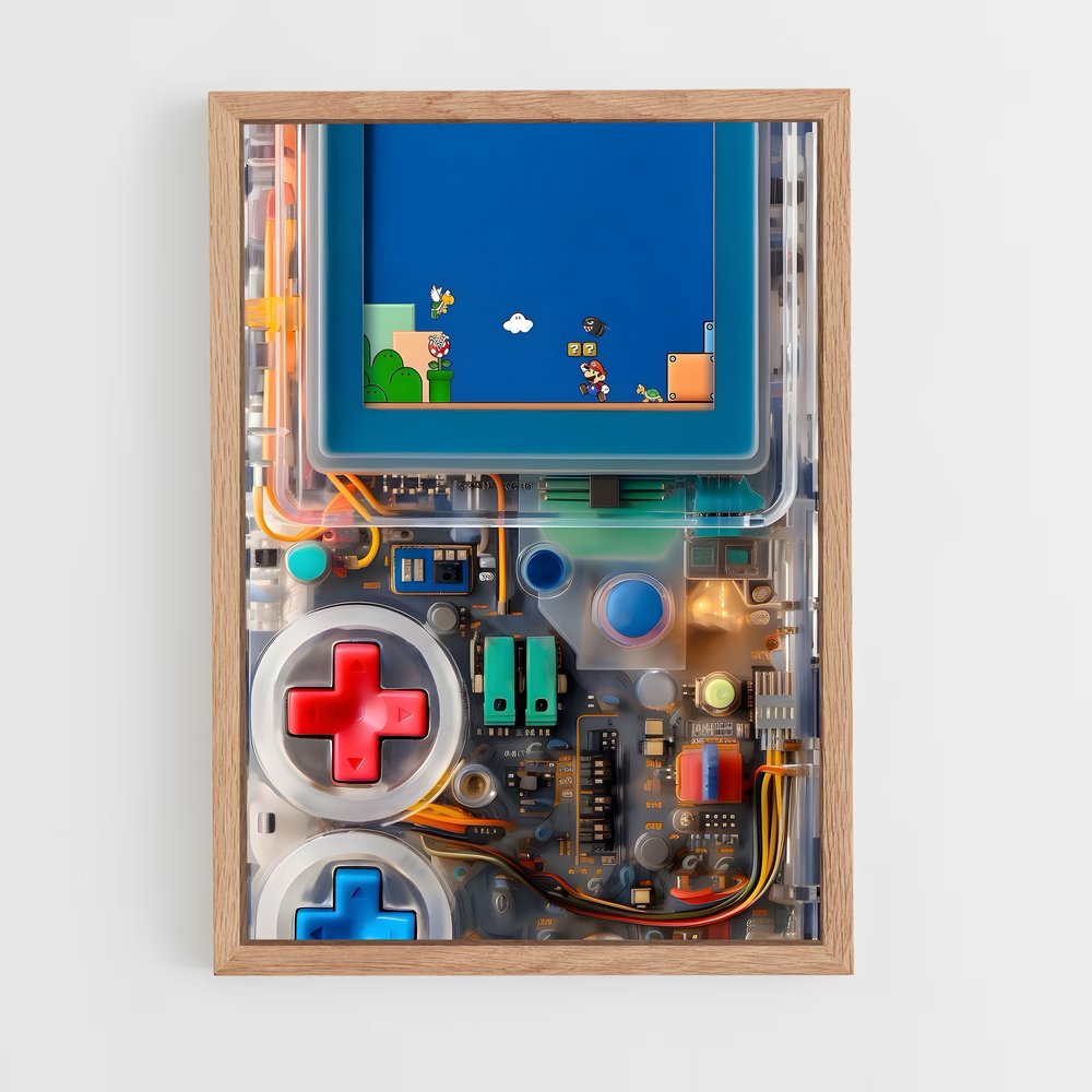 ap-gameboy-3 cadre Bois clair