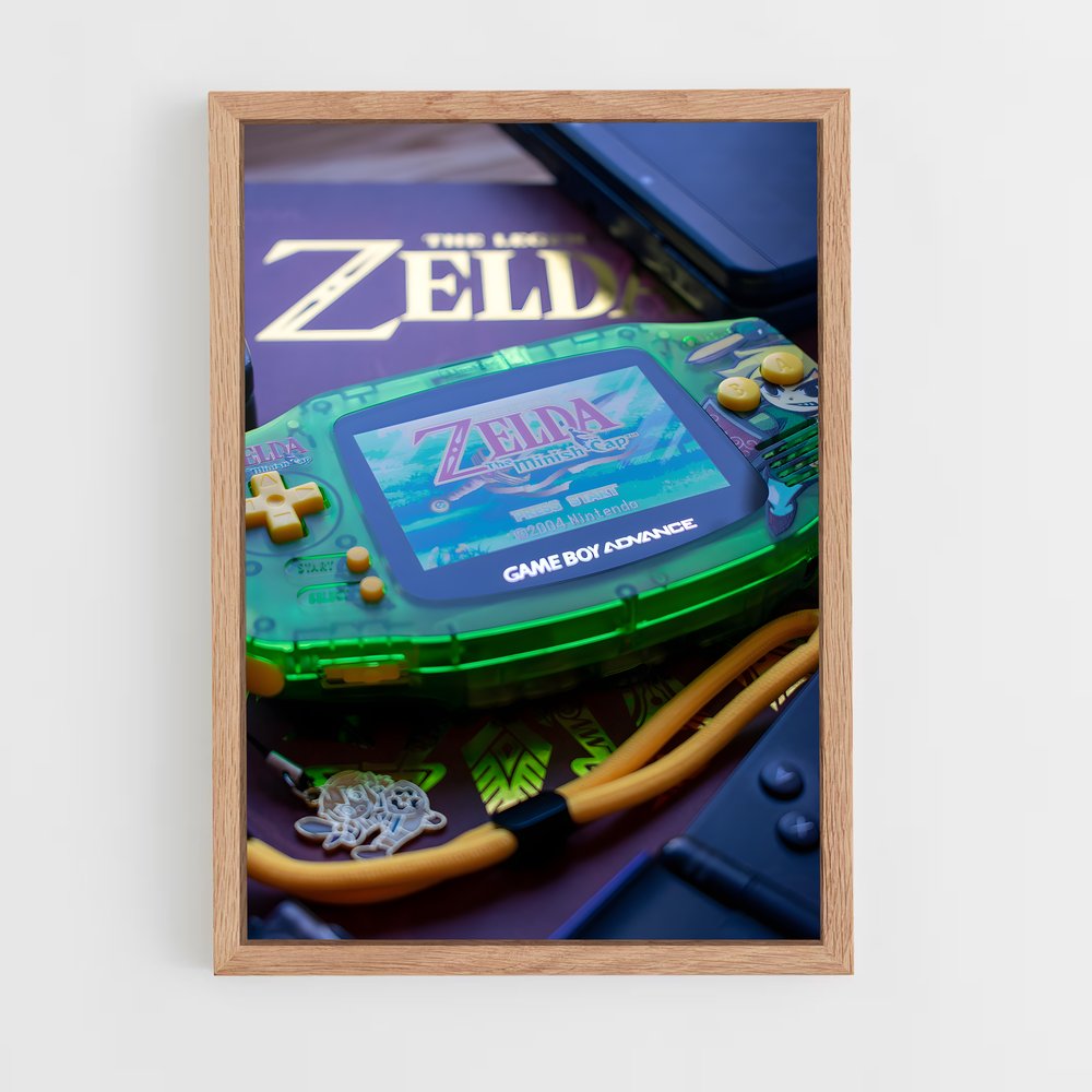 ap-gameboy advance-1 cadre Bois clair