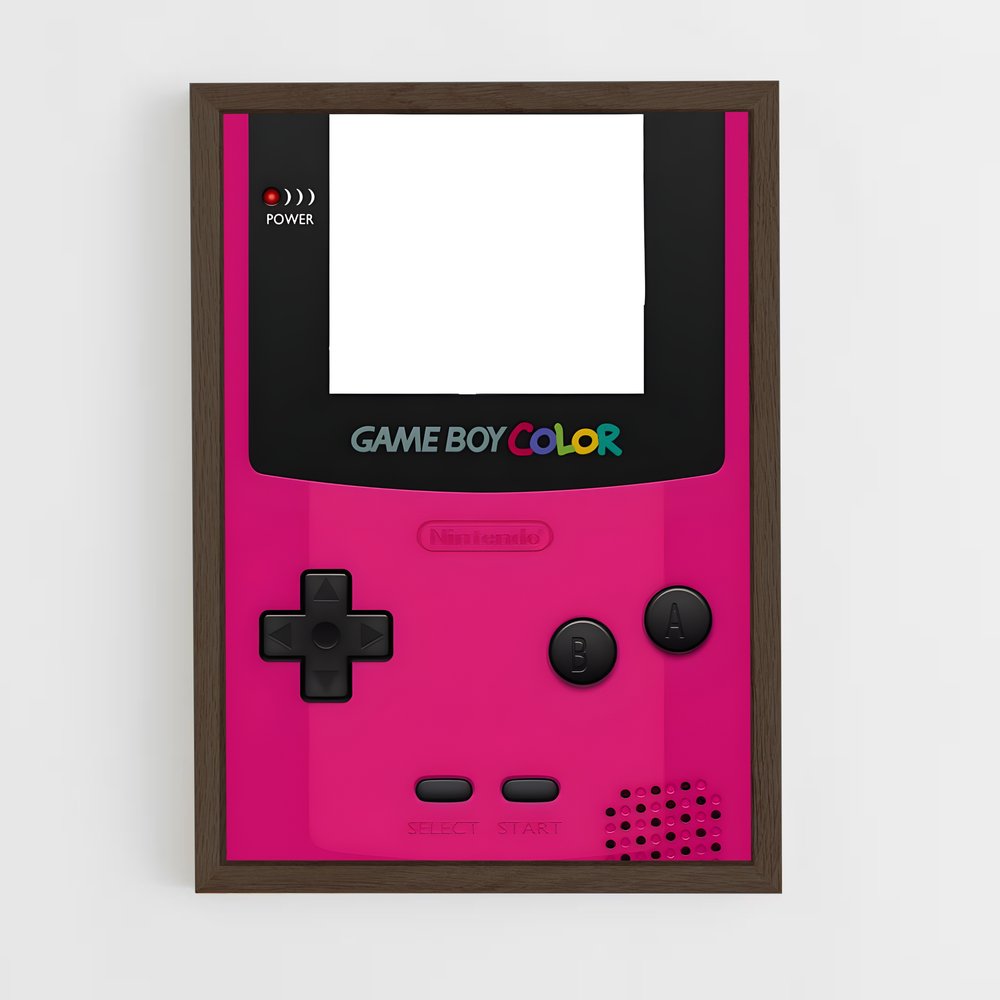 ap-gameboy color-3 cadre Bois foncé