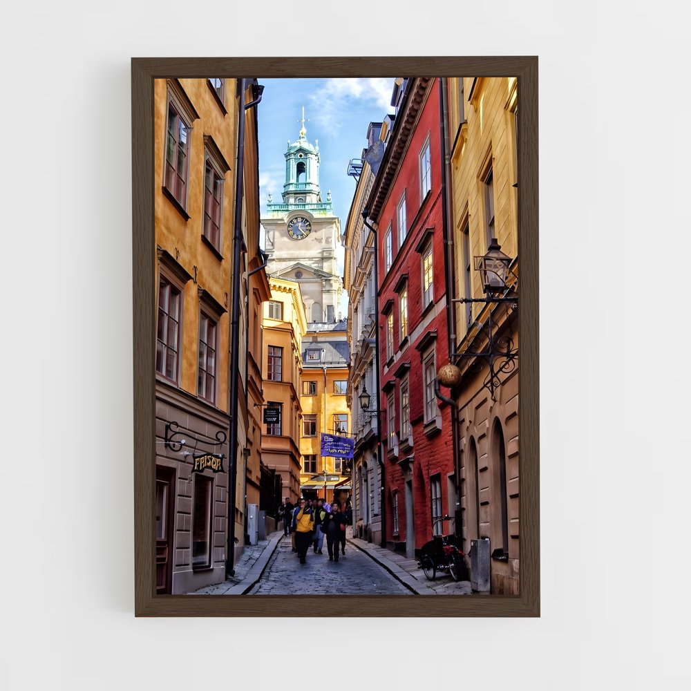 ap-gamla stan stockholm-1 cadre Bois foncé