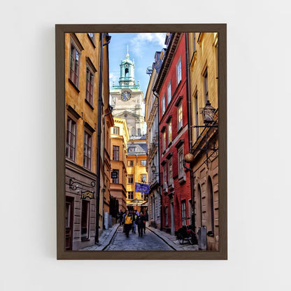 ap-gamla stan stockholm-1 cadre Bois foncé