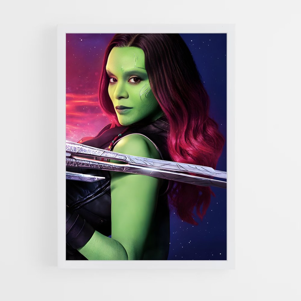 ap-gamora guardians-3 cadre Blanc