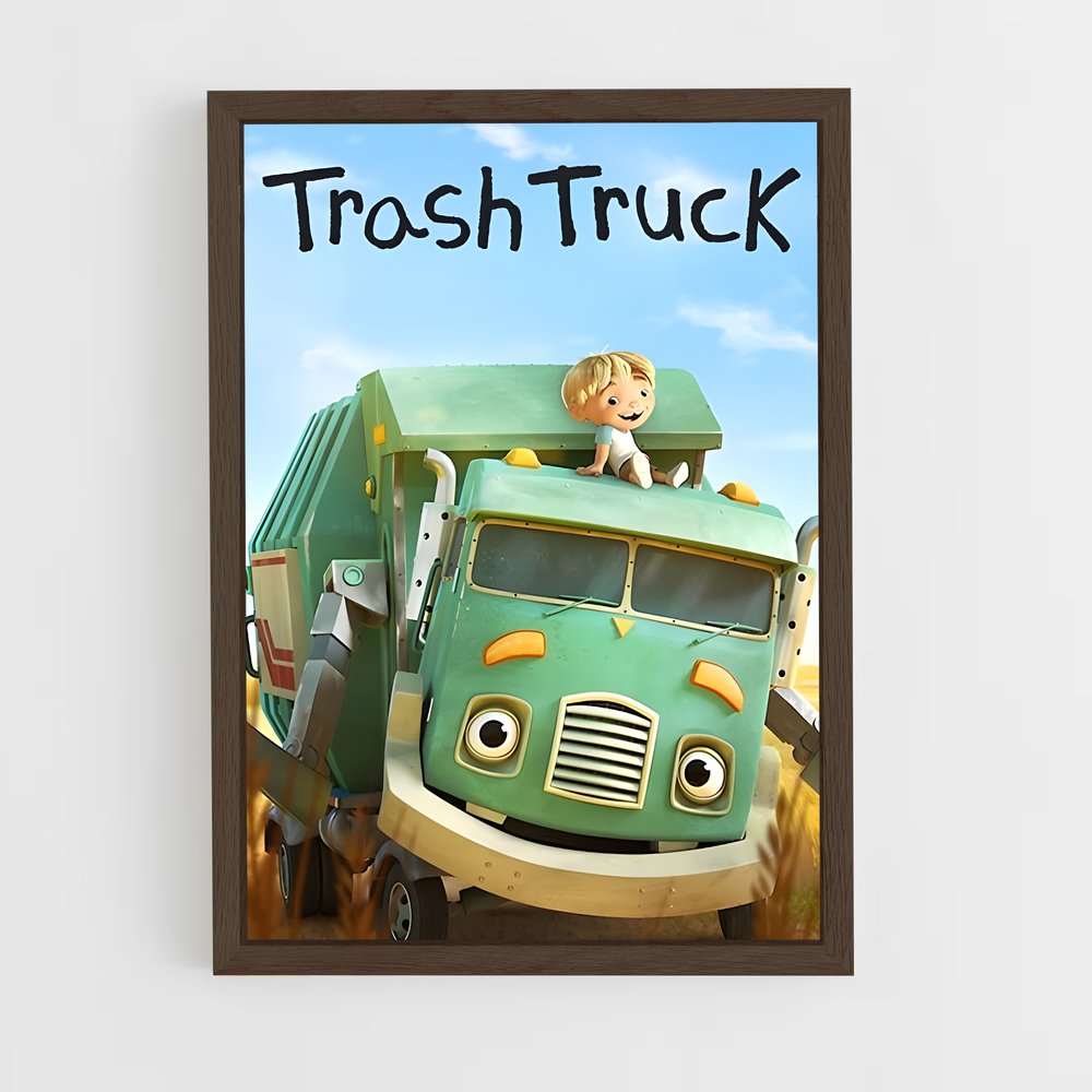 ap-garbage truck-1 cadre Bois foncé