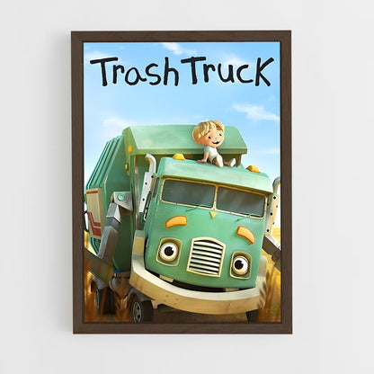 ap-garbage truck-1 cadre Bois foncé