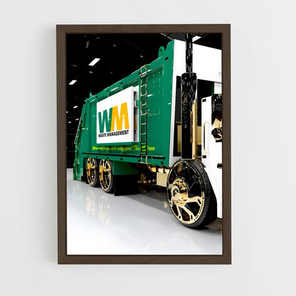 ap-garbage truck-2 cadre Bois foncé