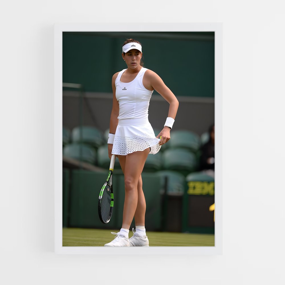 ap-garbine muguruza-4 cadre Blanc