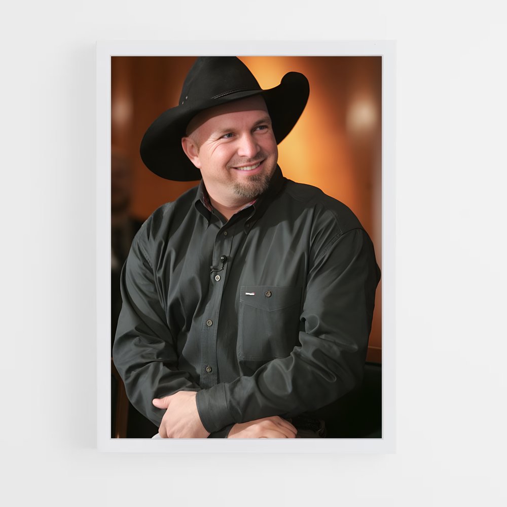 ap-garth brooks-5 cadre Blanc