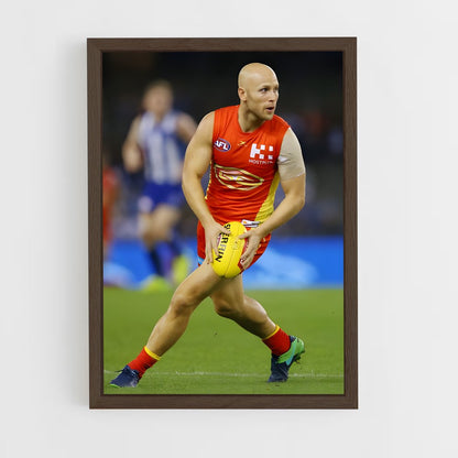 ap-gary ablett-3 cadre Bois foncé