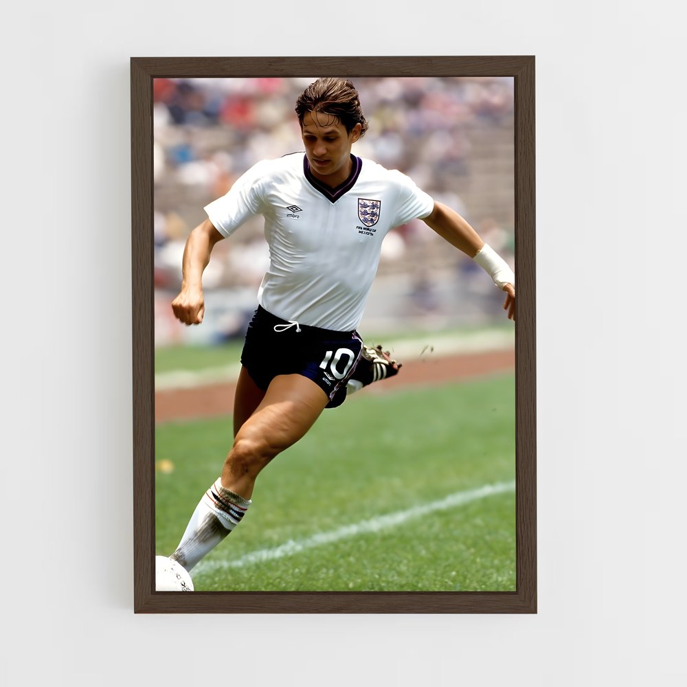 ap-gary lineker-10 cadre Bois foncé