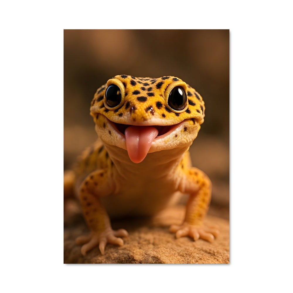 Poster Léopard Lumineux