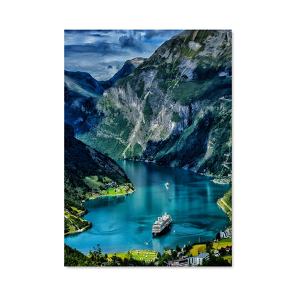 Poster Voyage en Fjord
