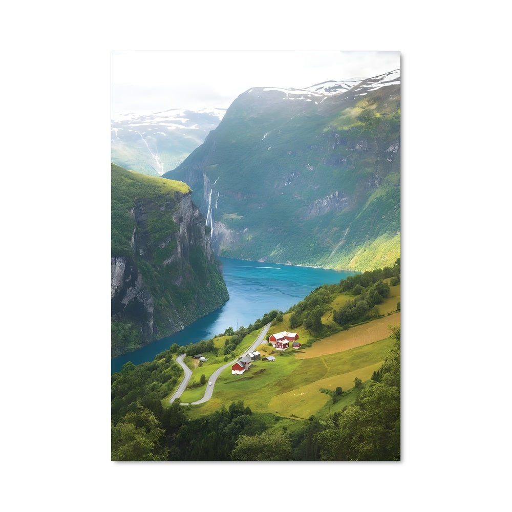 Poster Sérénité Fjordale