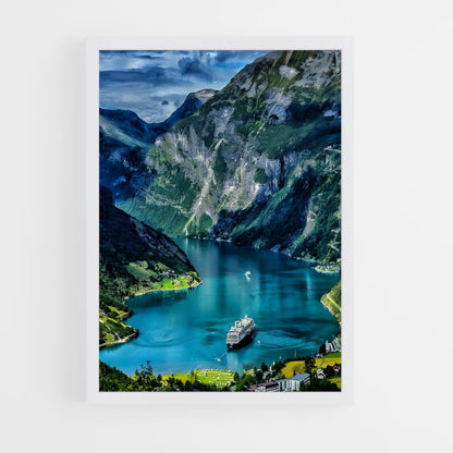 ap-geiranger fjord-1 cadre Blanc