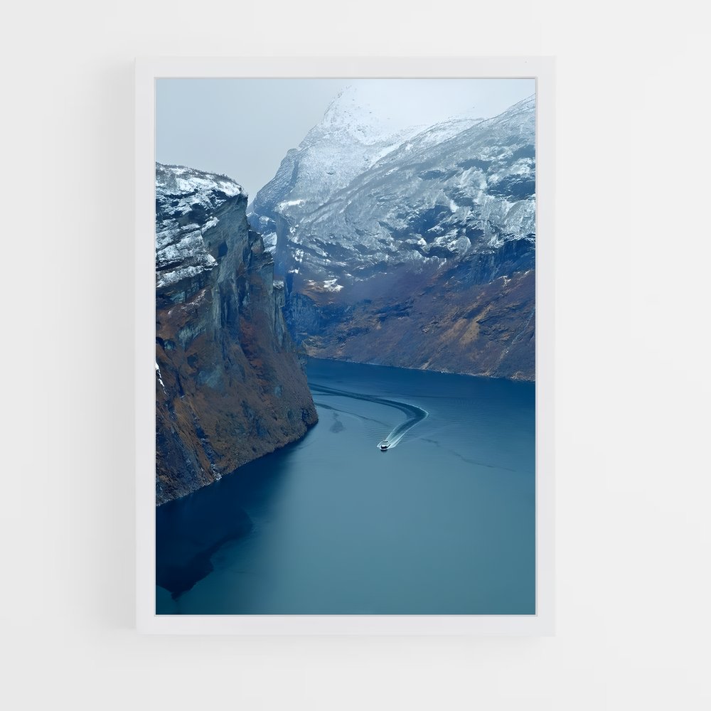 ap-geiranger fjord-7 cadre Blanc