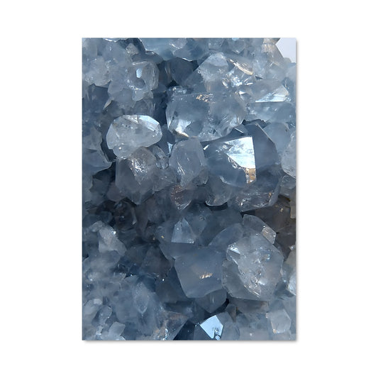 Poster Cristaux Azur