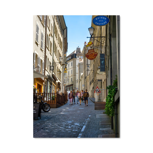 Poster Rue des Saveurs