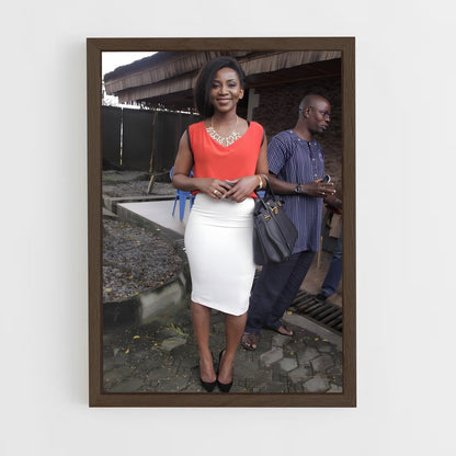 ap-genevieve nnaji-2 cadre Bois foncé
