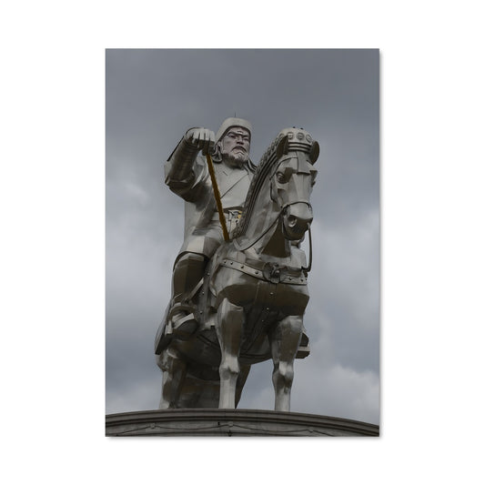 Poster Genghis Khan Équestre