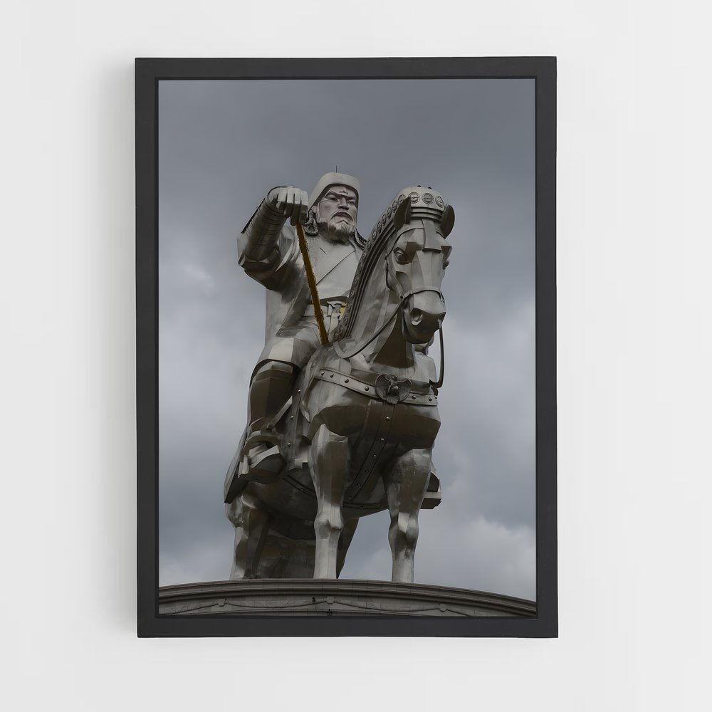 ap-genghis khan statue-2 cadre Noir