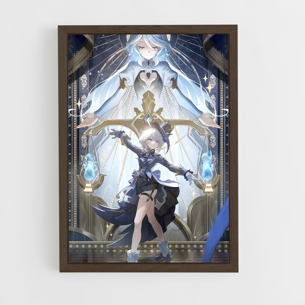 ap-genshin impact-8 cadre Bois foncé