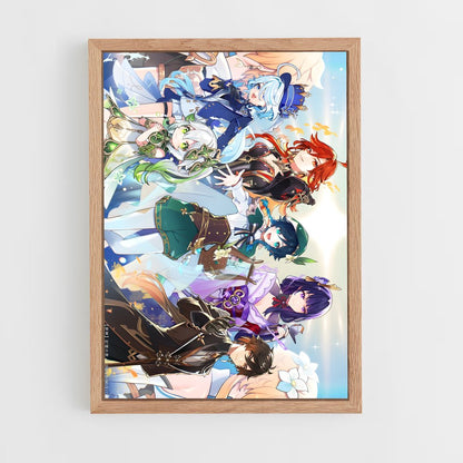 ap-genshin impact-9 cadre Bois clair