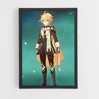ap-genshin traveler-10 cadre Noir
