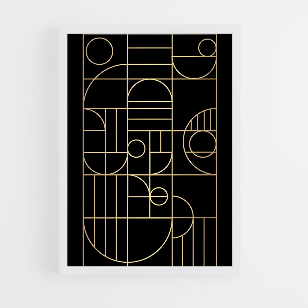ap-geometric-5 cadre Blanc