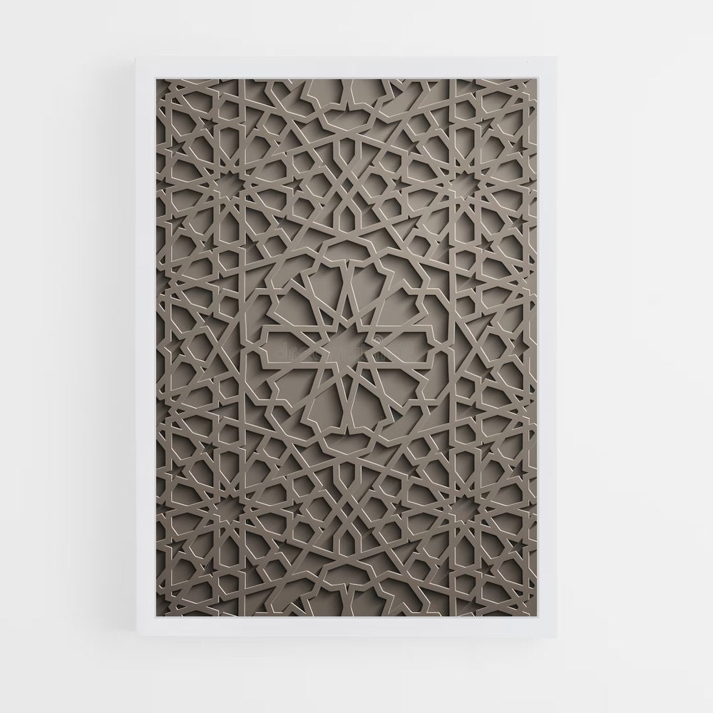 ap-geometric patterns-3 cadre Blanc