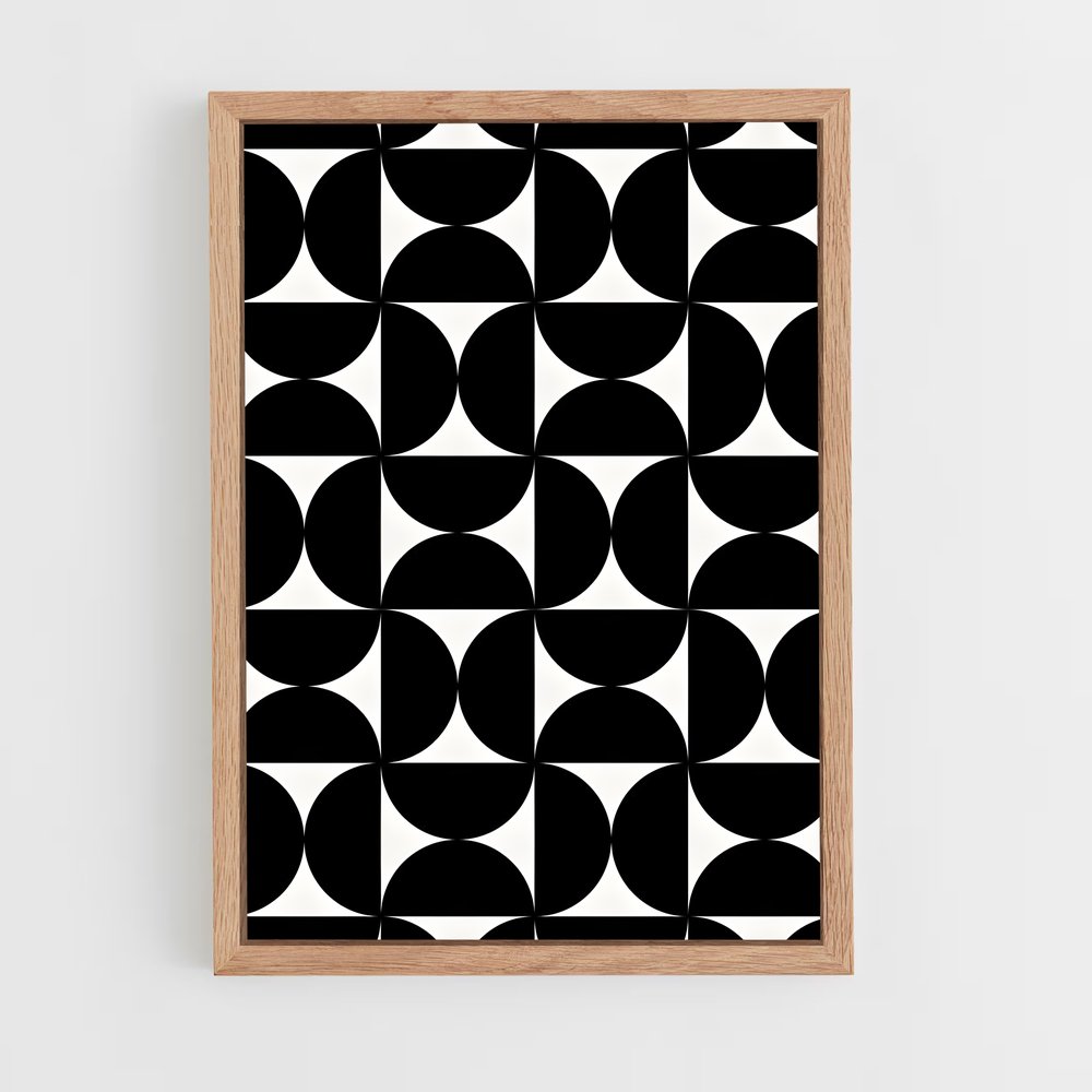 ap-geometric patterns-5 cadre Bois clair