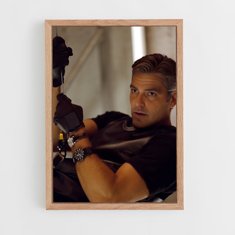 ap-george clooney-3 cadre Bois clair