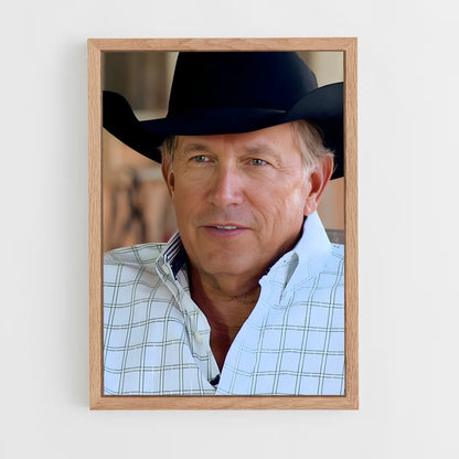 ap-george strait-12 cadre Bois clair