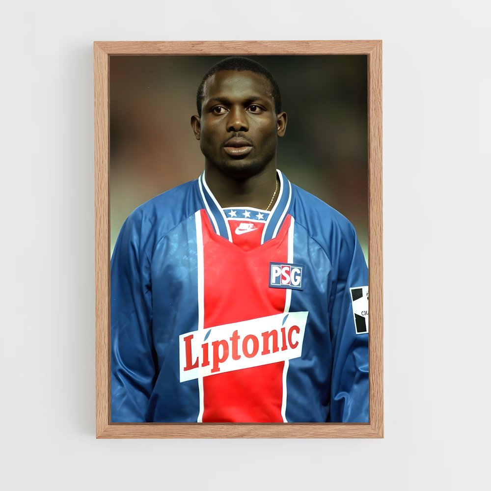 ap-george weah-2 cadre Bois clair