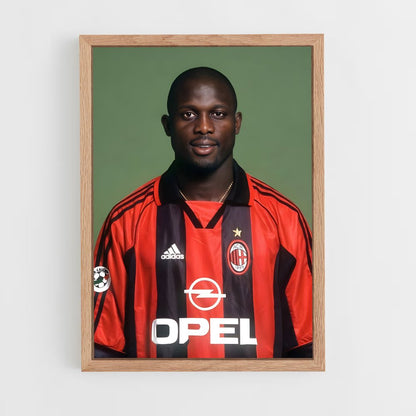 ap-george weah-4 cadre Bois clair