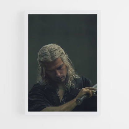 ap-geralt of rivia-10 cadre Blanc