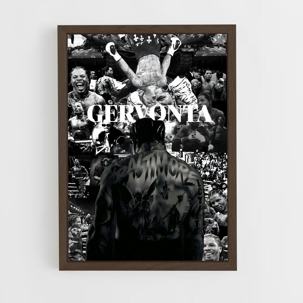 ap-gervonta davis-2 cadre Bois foncé