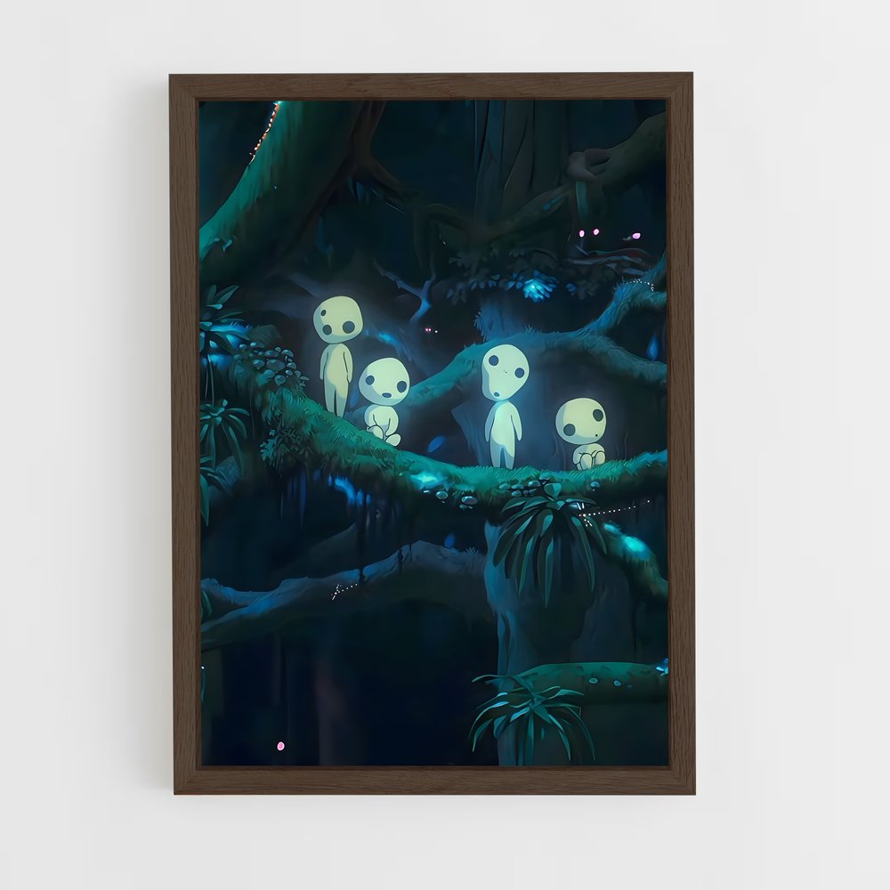 ap-ghibli-2 cadre Bois foncé
