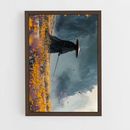 ap-ghost of tsushima-17 cadre Bois foncé
