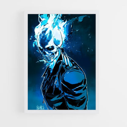 ap-ghost rider johnny blaze-3 cadre Blanc