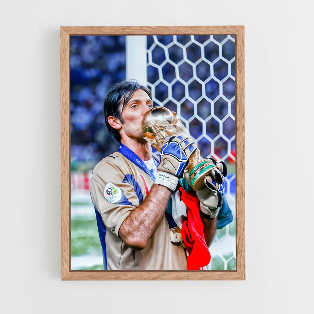 ap-gianluigi buffon-1 cadre Bois clair