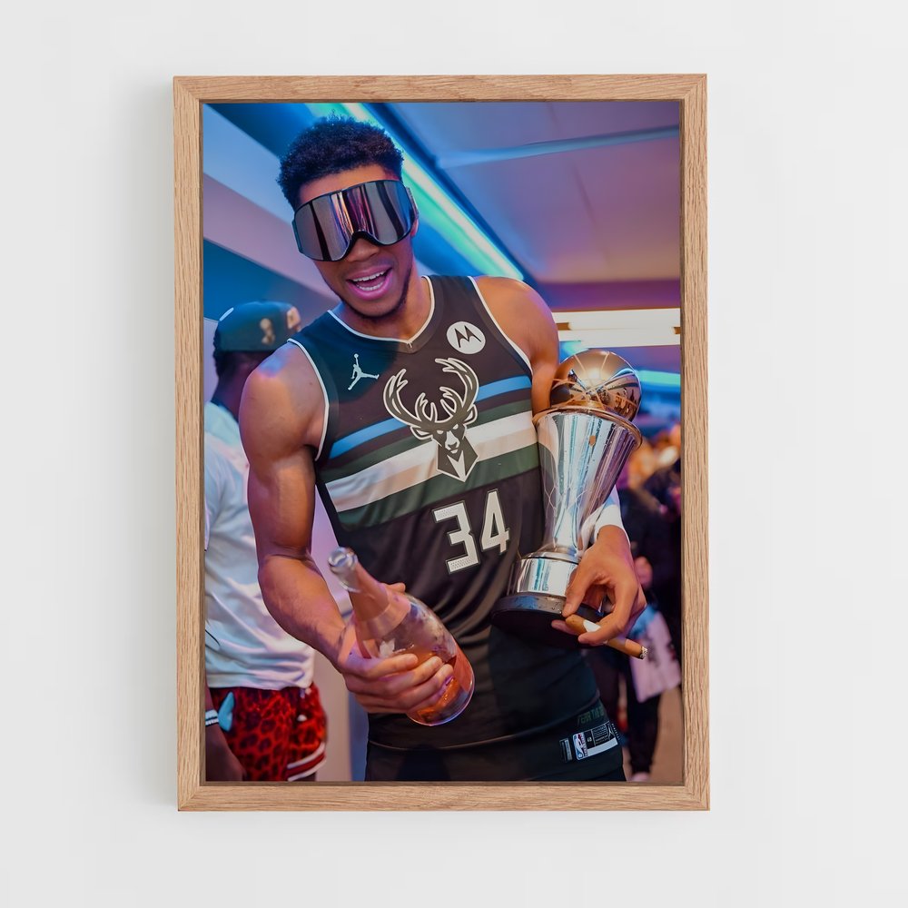 ap-giannis antetokounmpo-3 cadre Bois clair