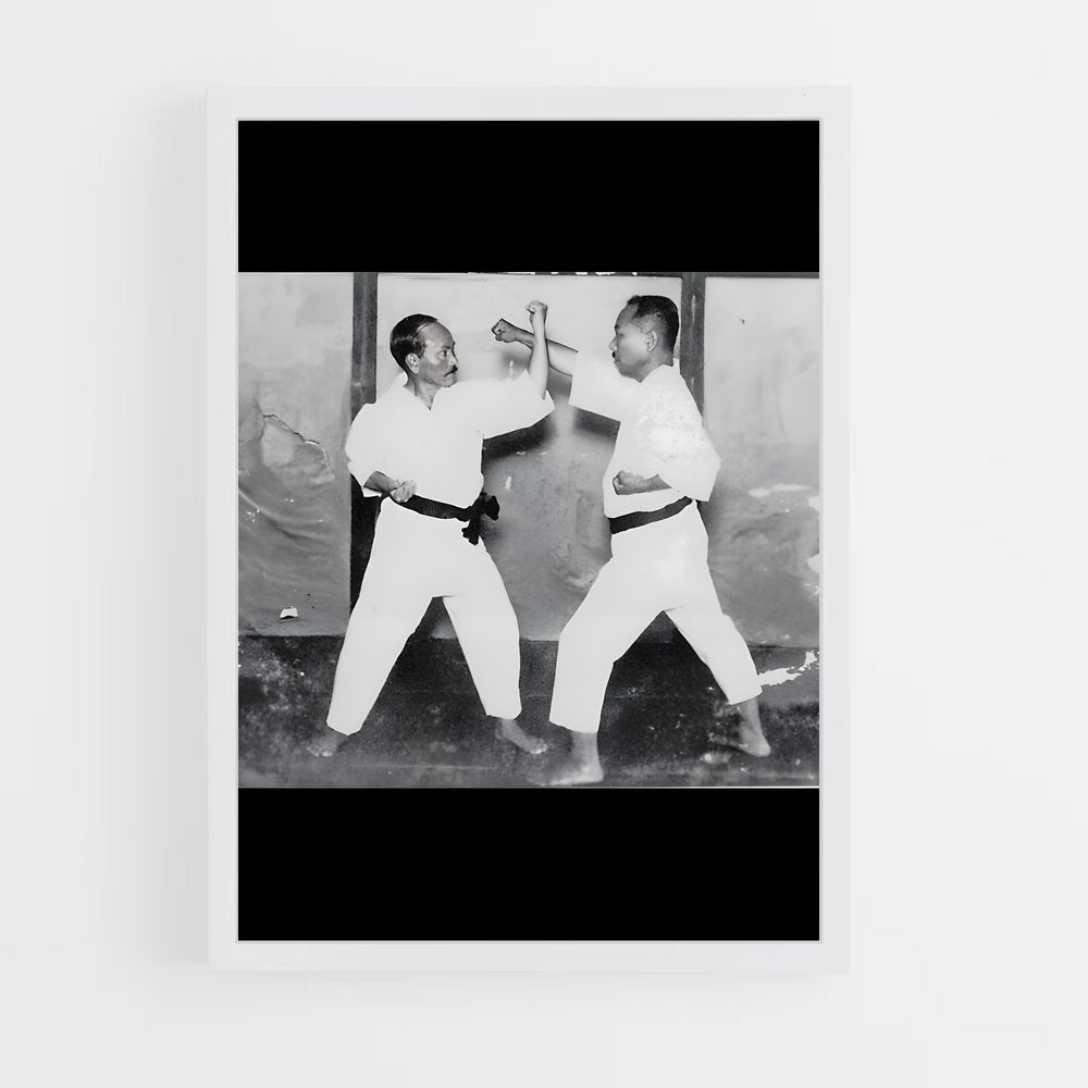 ap-gichin funakoshi-2 cadre Blanc