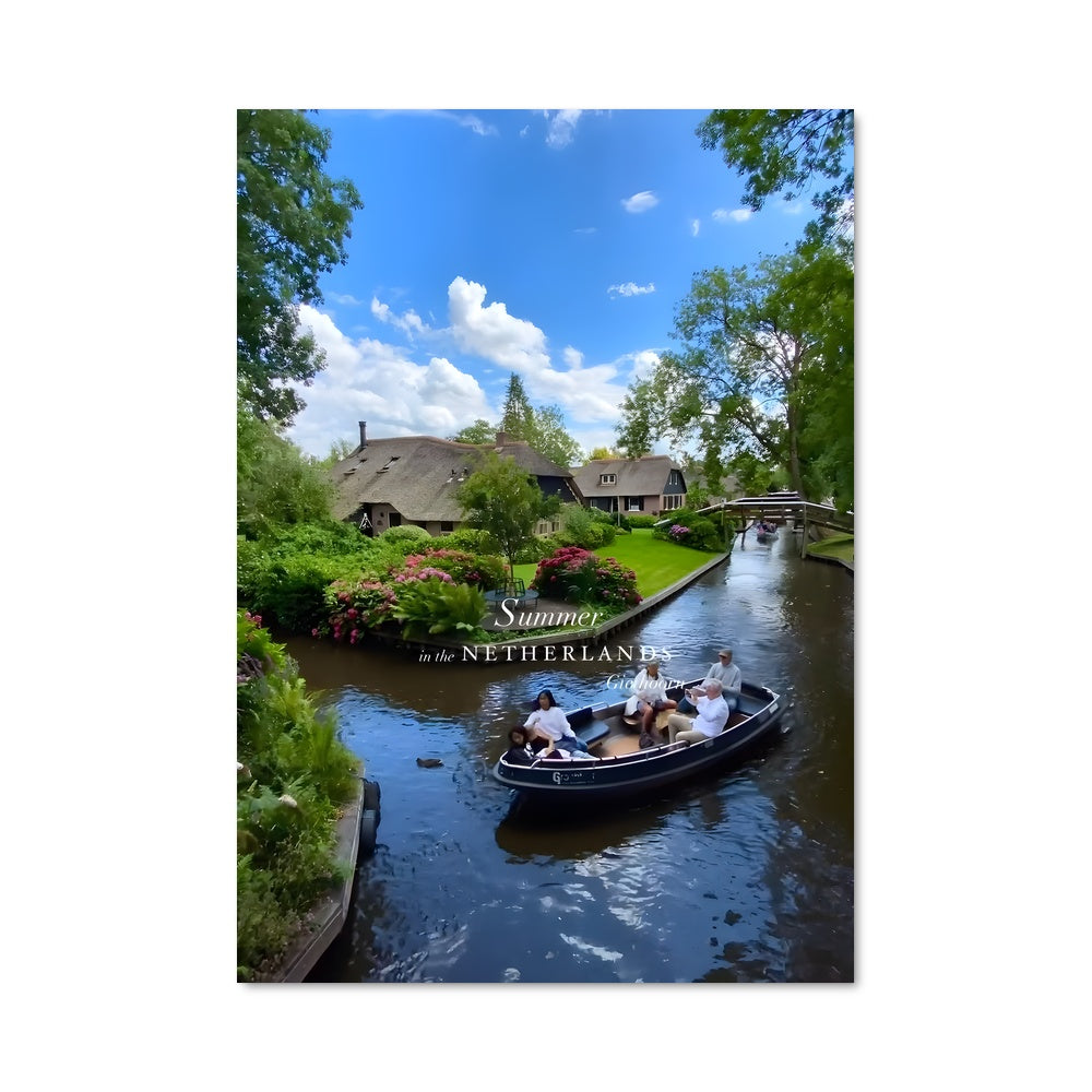 Poster Rivières de Giethoorn