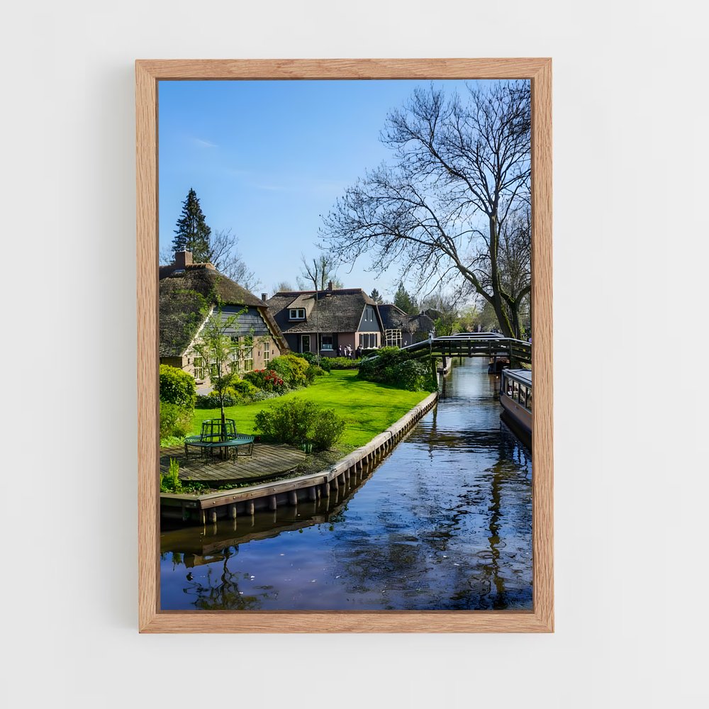 ap-giethoorn-3 cadre Bois clair