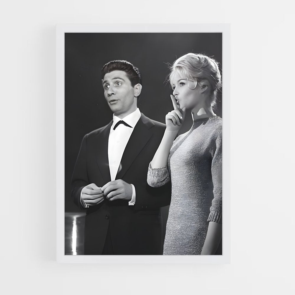 ap-gilbert becaud-4 cadre Blanc