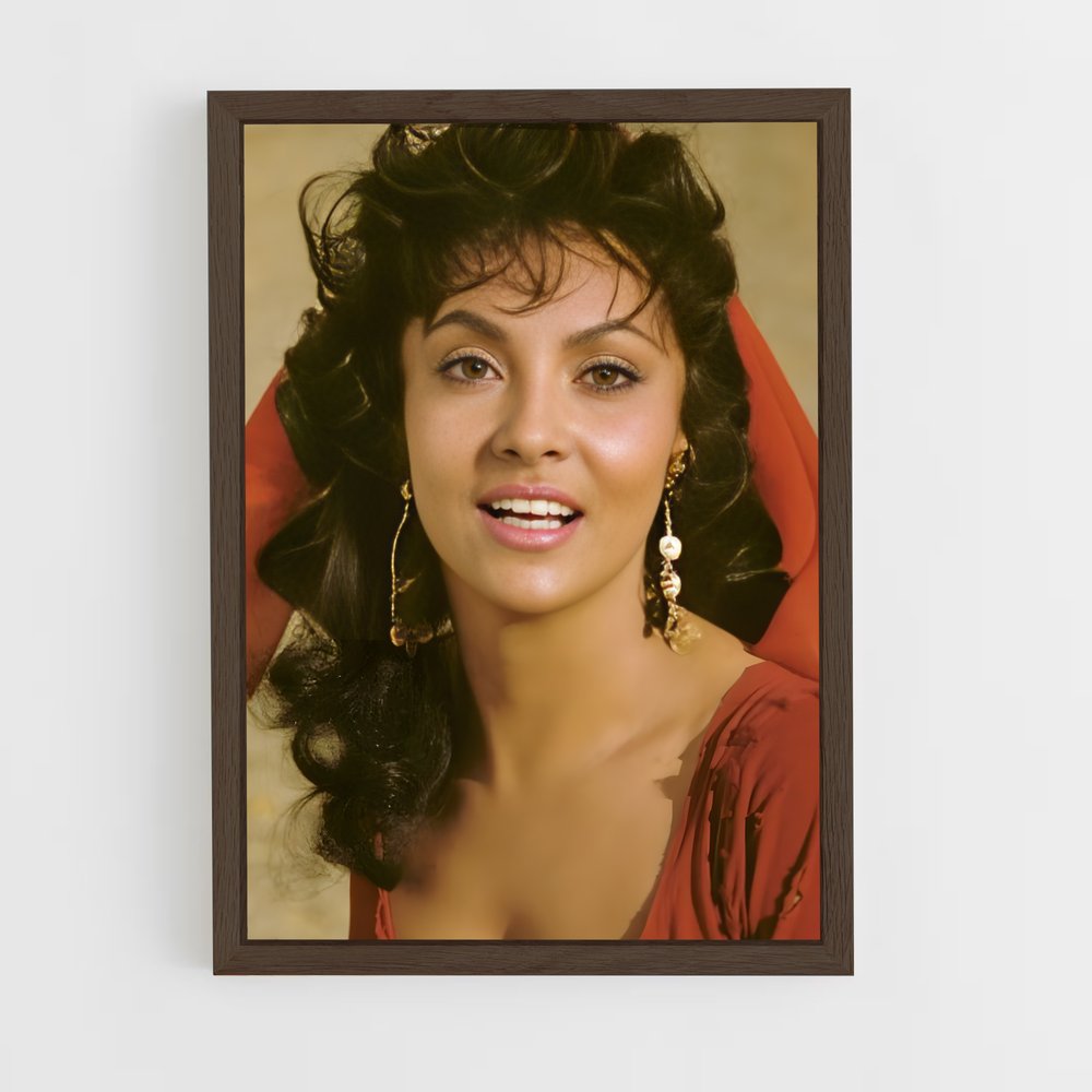 ap-gina lollobrigida-2 cadre Bois foncé