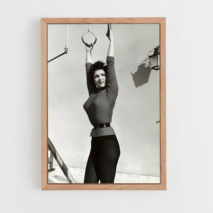 ap-gina lollobrigida-6 cadre Bois clair