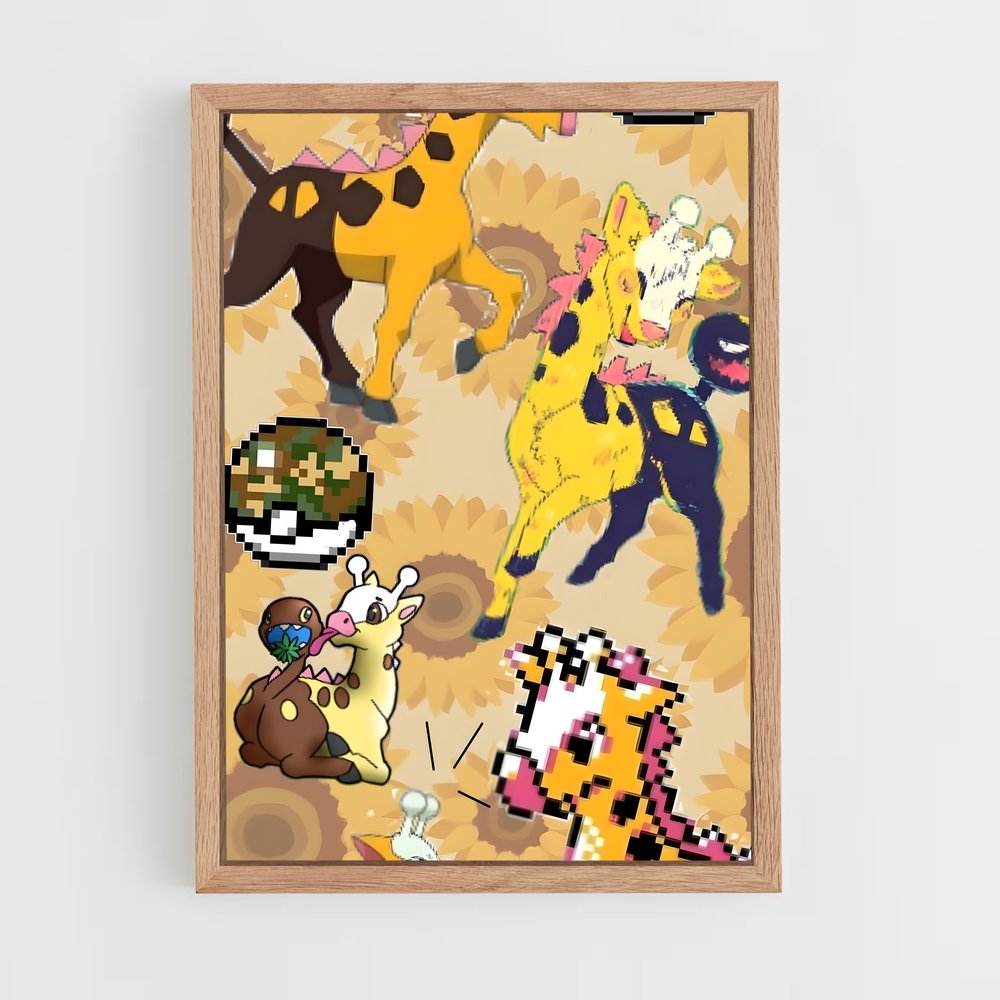 ap-girafarig-1 cadre Bois clair
