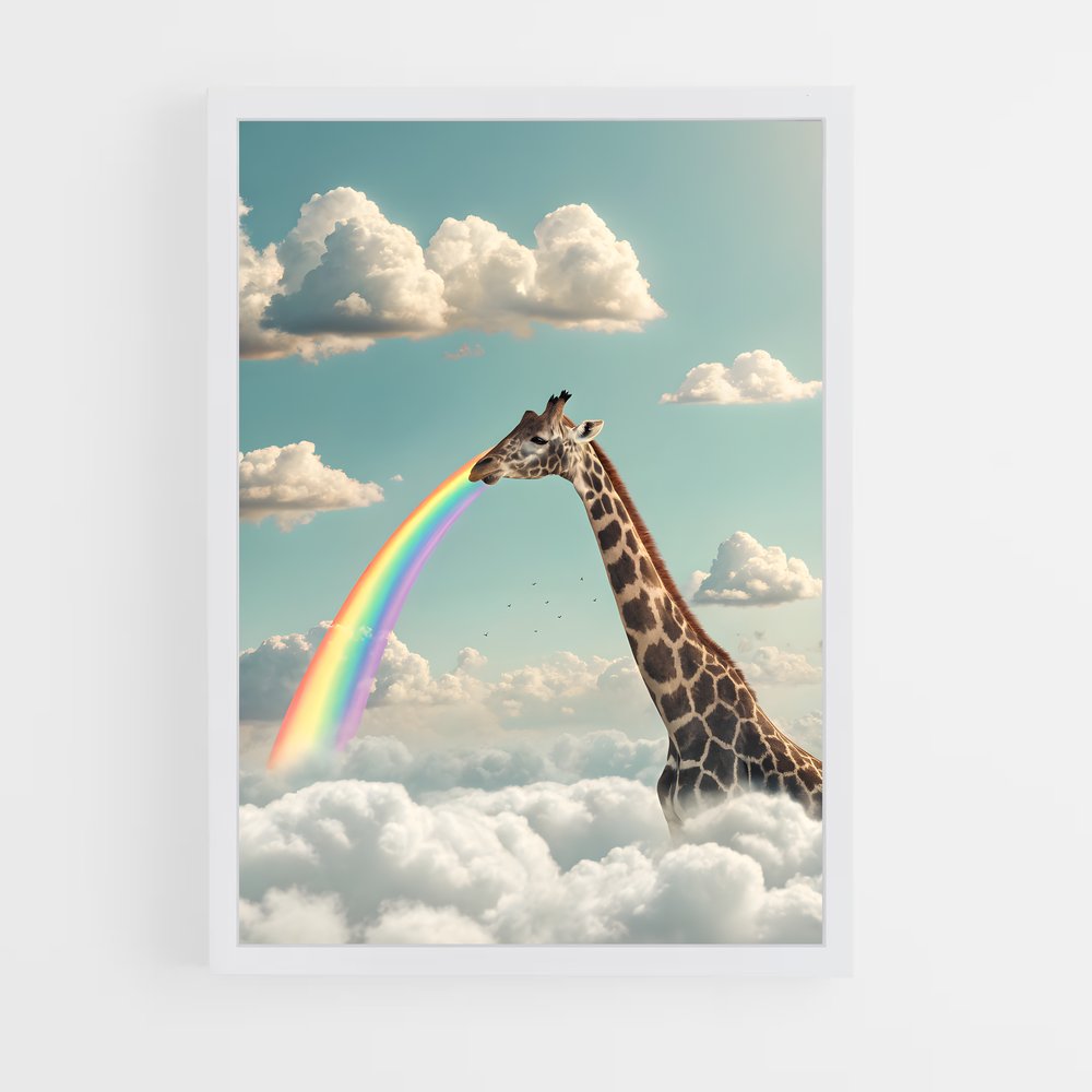 ap-giraffe-7 cadre Blanc