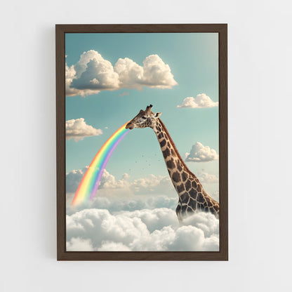 ap-giraffe-7 cadre Bois foncé