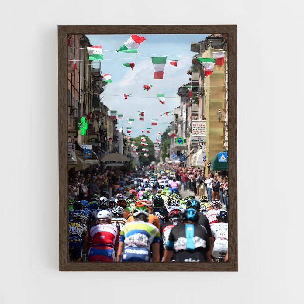 ap-giro d'italia-1 cadre Bois foncé